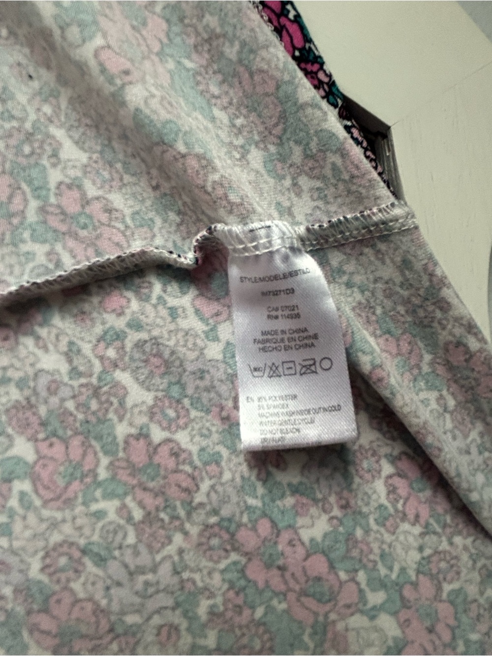 Pink Floral Mock Wrap Maxi Dress Women’s Size M - Picture 10 of 10